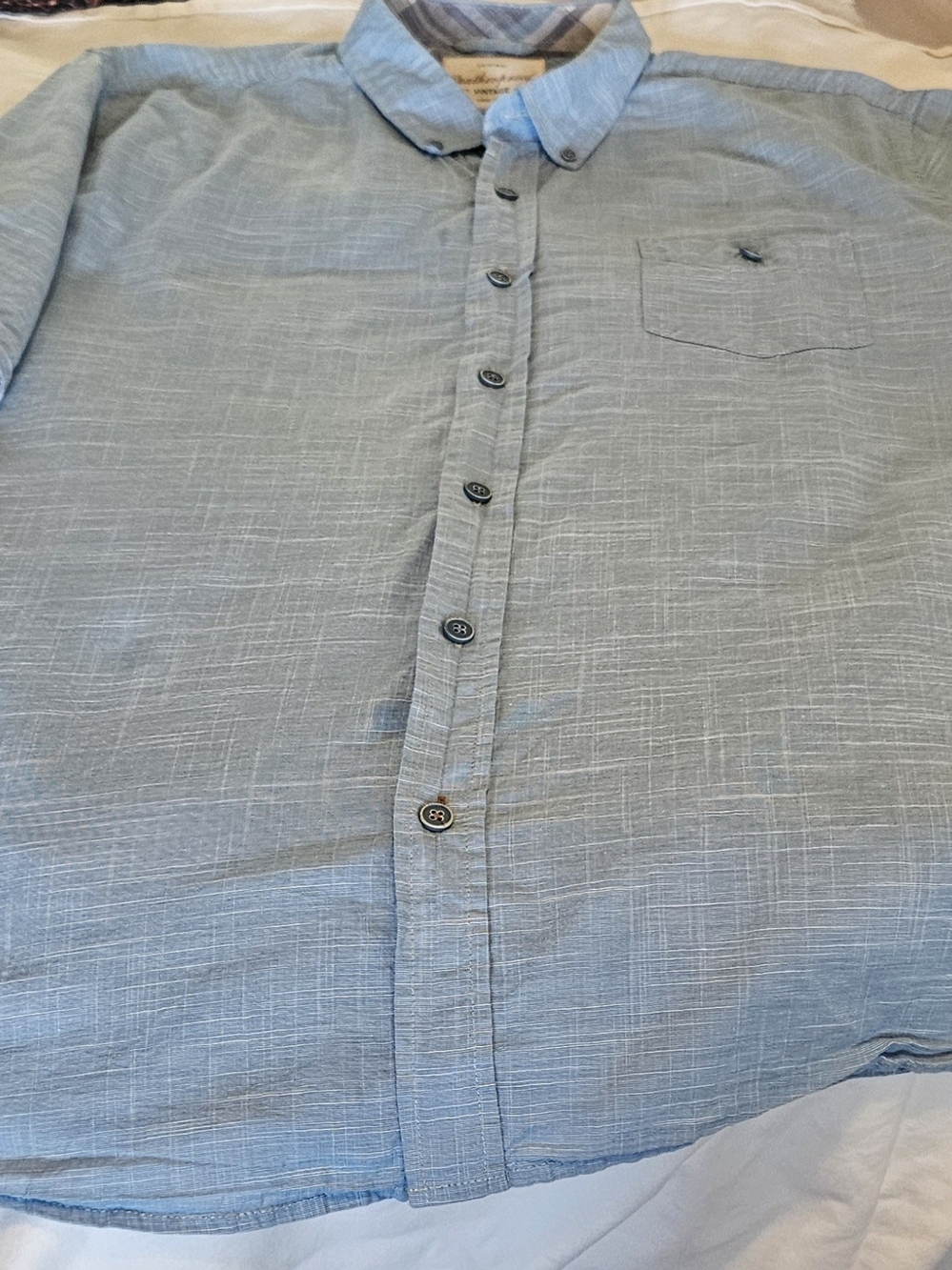 Weatherproof Light Blue Men’s Button-Down Shirt